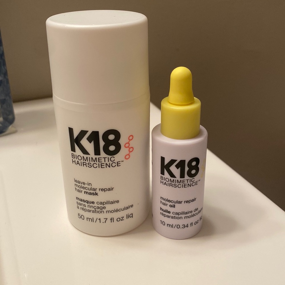 K18 Leave-In Molecular Hair Mask & Repair Hair Oil